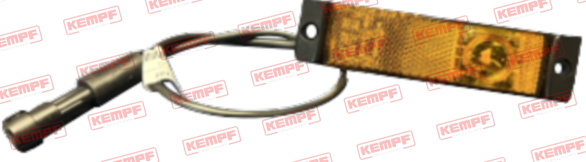 105105 Kempf Seitenmarkierungsleuchte LED gelb m.Str, L=450mm Stecker Su.Seal